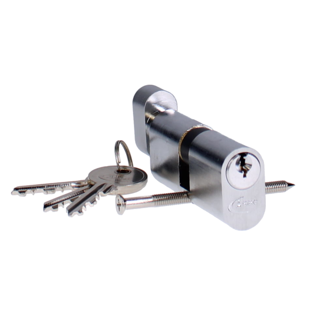 ASEC 5-Pin Oval Key & Turn Cylinder