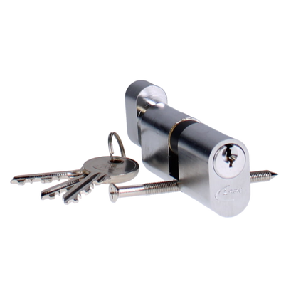 ASEC 5-Pin Oval Key & Turn Cylinder