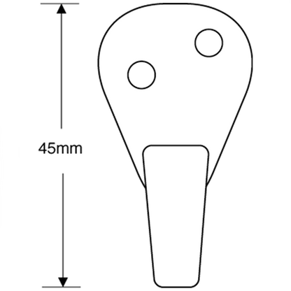 ASEC AA26 Single Wardrobe Hook