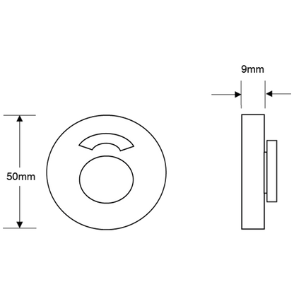 ASEC Aluminium Toilet Indicator Set