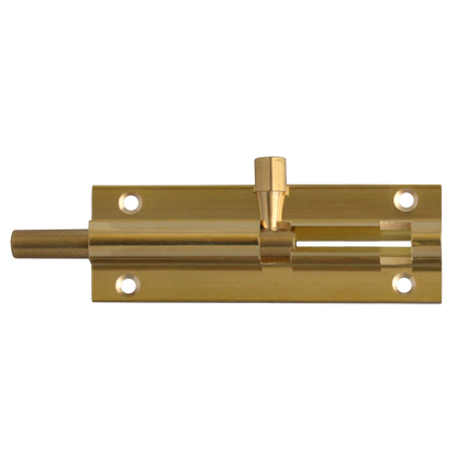 ASEC Brass 25mm Wide Straight Barrel Bolt