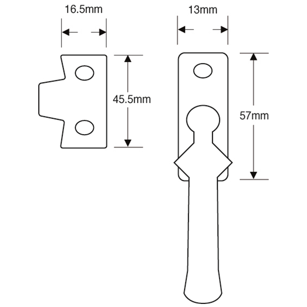 ASEC Casement Fastener