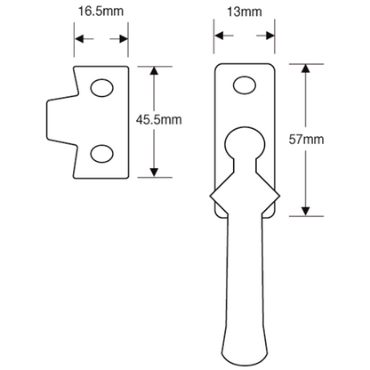 ASEC Casement Fastener