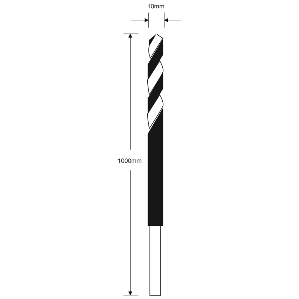 ASEC 1 Metre Wooden Core Drill Bit