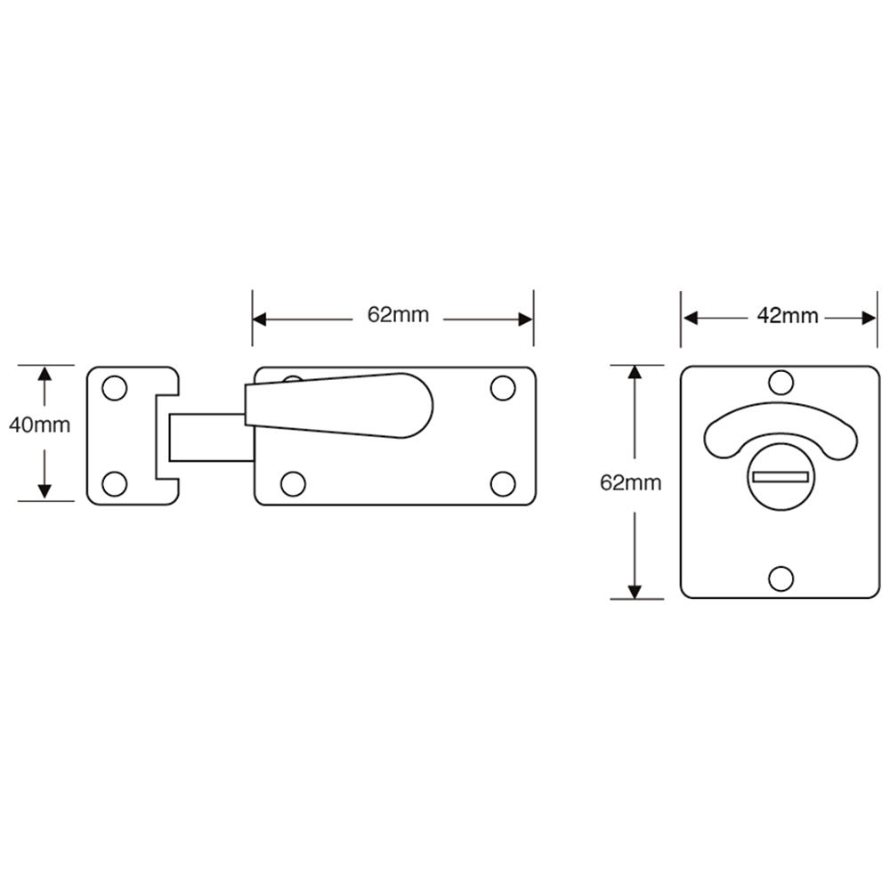 ASEC CH421 Toilet Indicator Bolt