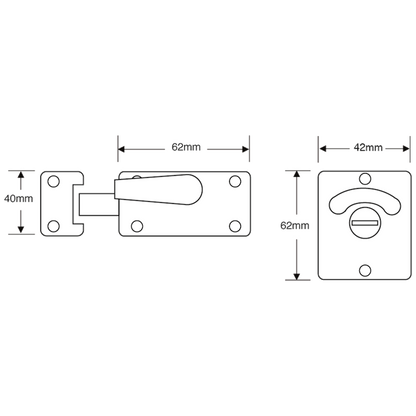 ASEC CH421 Toilet Indicator Bolt