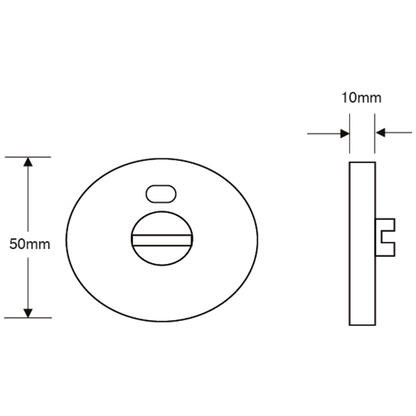 ASEC Disabled Turn Toilet Indicator Bolt