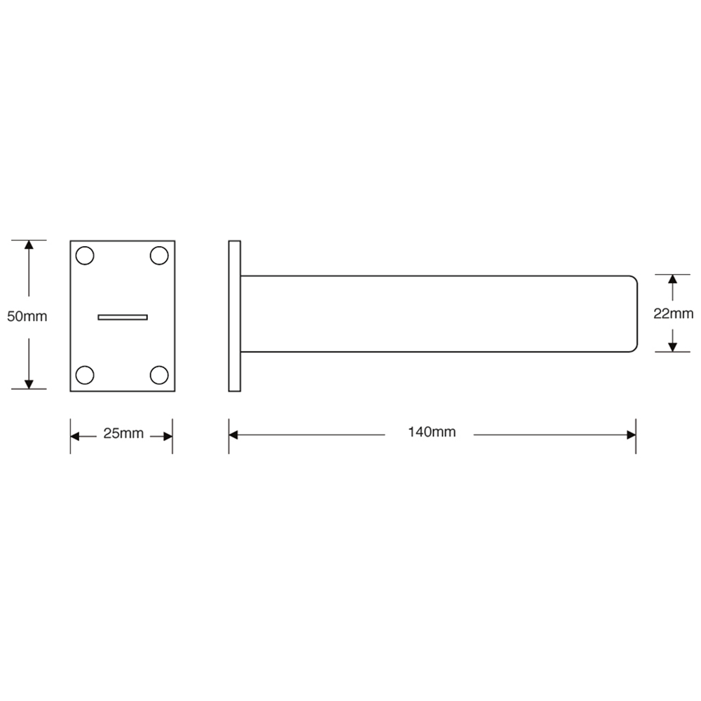 ASEC Concealed Adjustable Door Closer