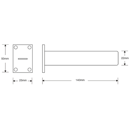 ASEC Concealed Adjustable Door Closer