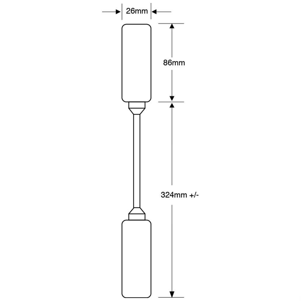 ASEC Plastic Door Loop 6 Wire