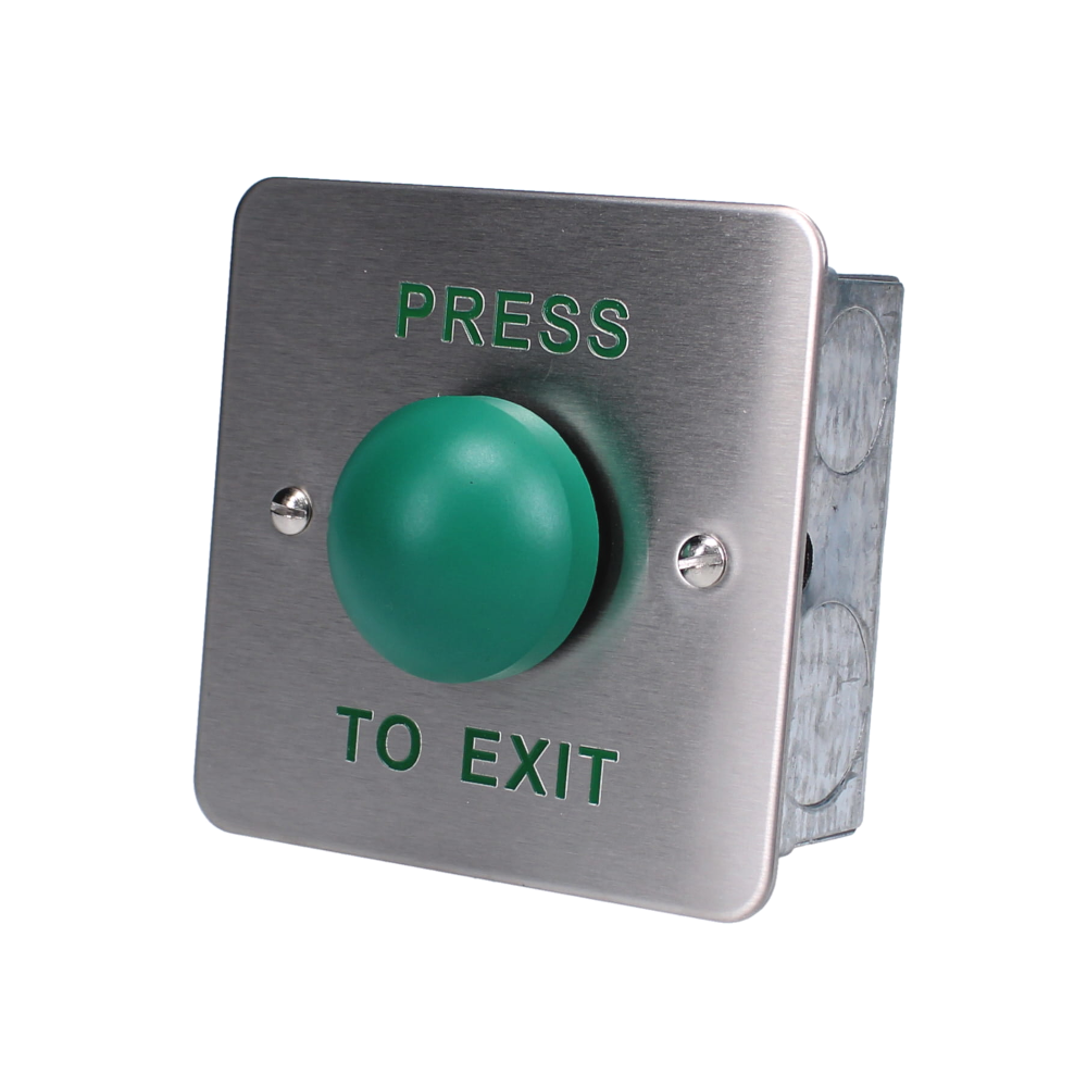 ASEC Press To Exit Green Dome Button