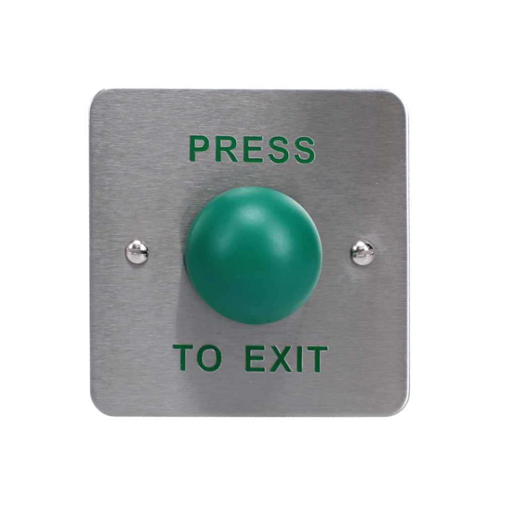 ASEC Press To Exit Green Dome Button