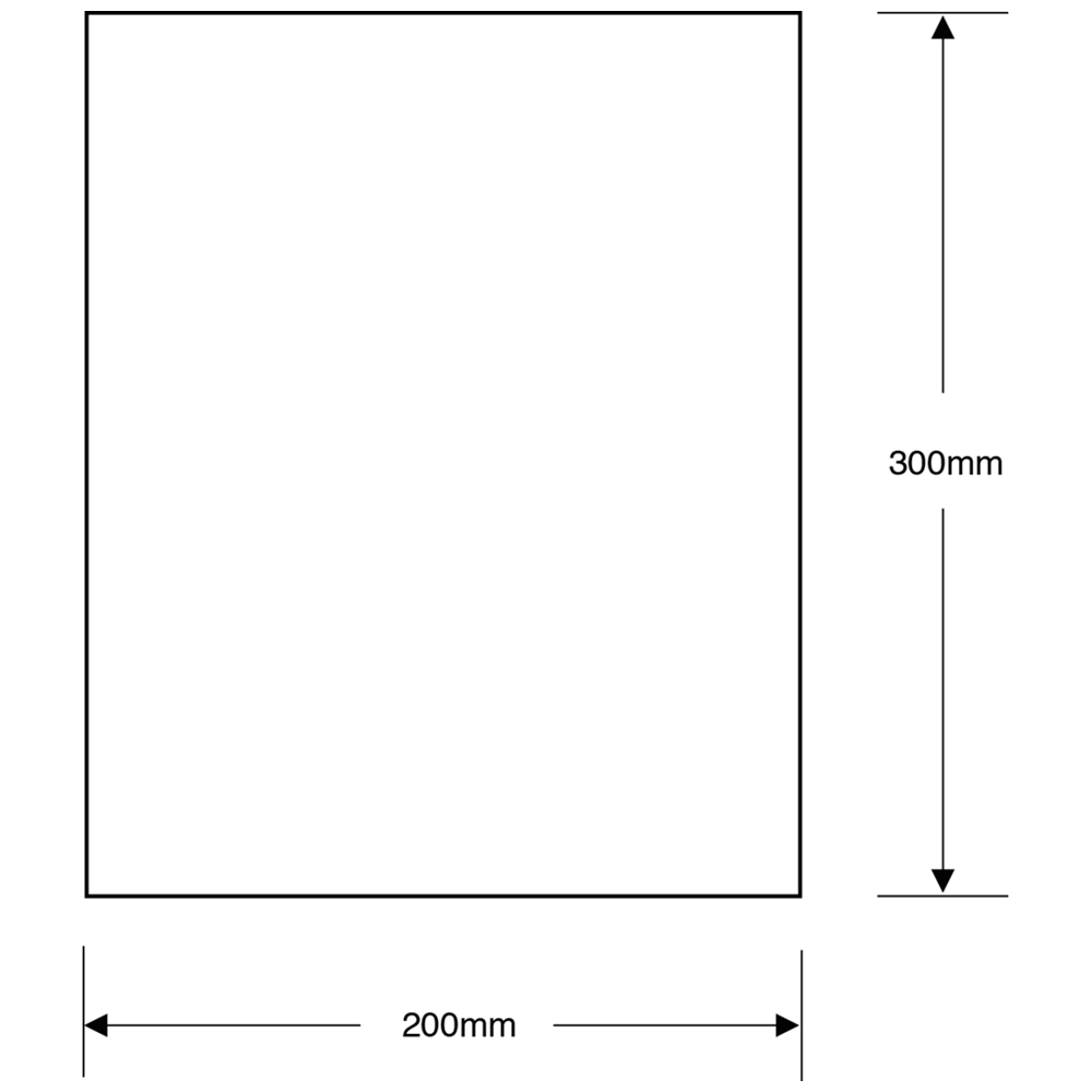 ASEC Fire Action Procedure 200mm x 300mm PVC Self Adhesive Photo luminescent Sign