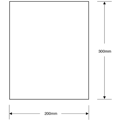 ASEC Fire Action Procedure 200mm x 300mm PVC Self Adhesive Photo luminescent Sign