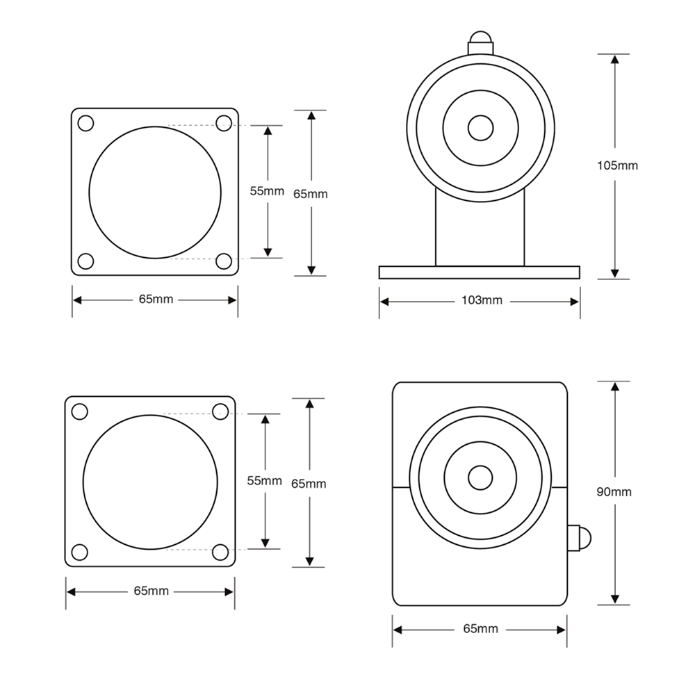 ASEC Hold Open Magnet 24VDC