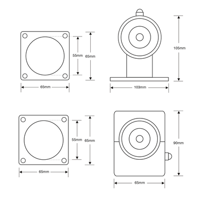 ASEC Hold Open Magnet 24VDC