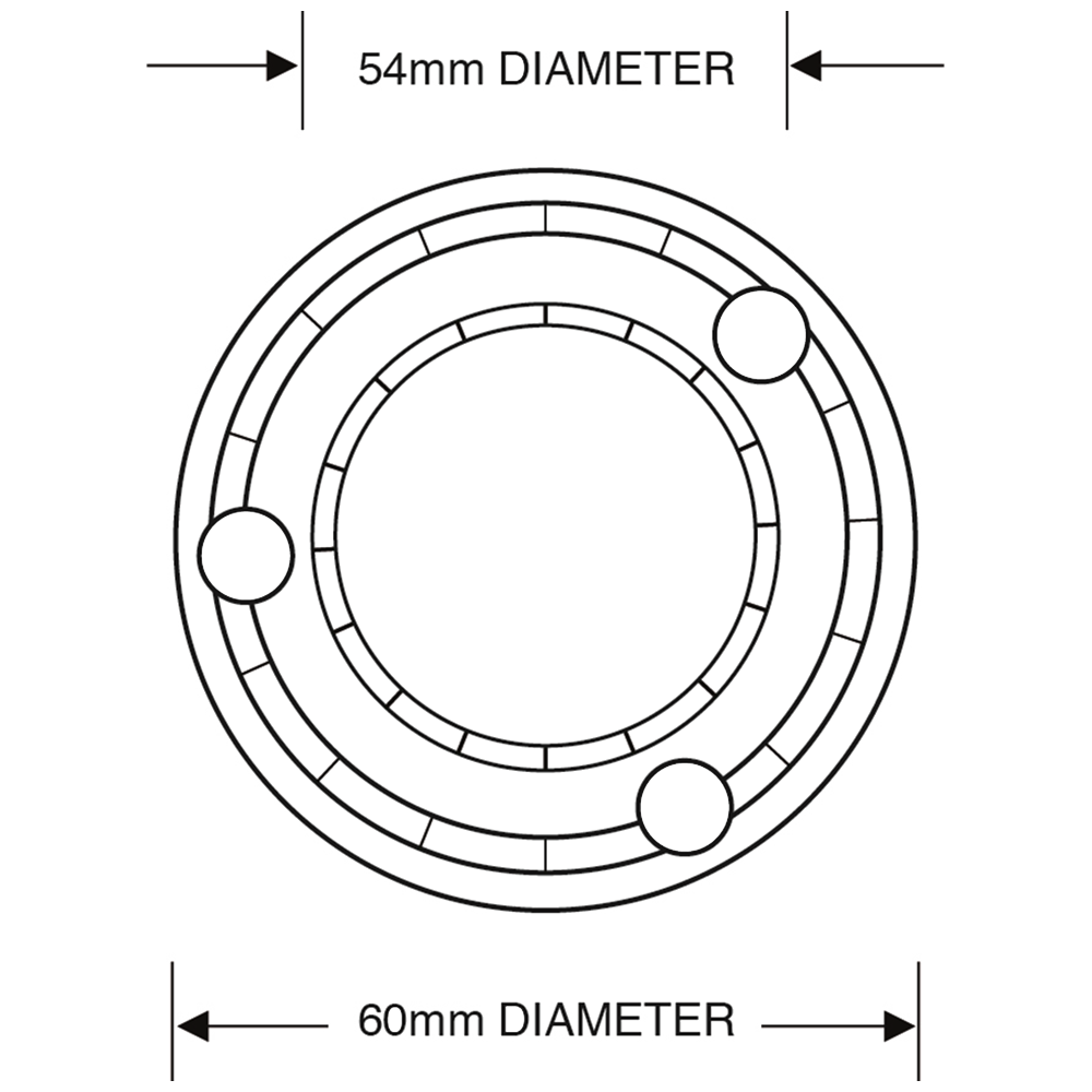 ASEC Georgian Mortice Knobs