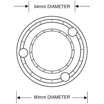 ASEC Georgian Mortice Knobs