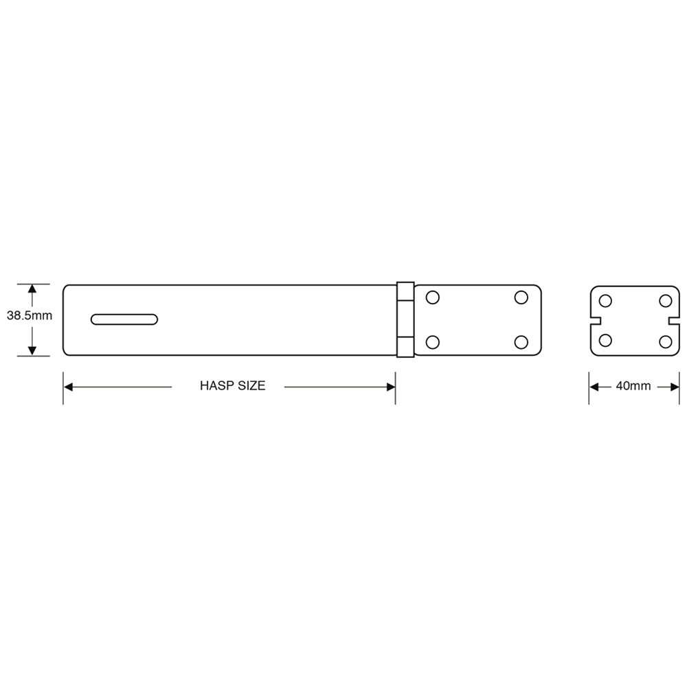 ASEC Safety Hasp & Staple