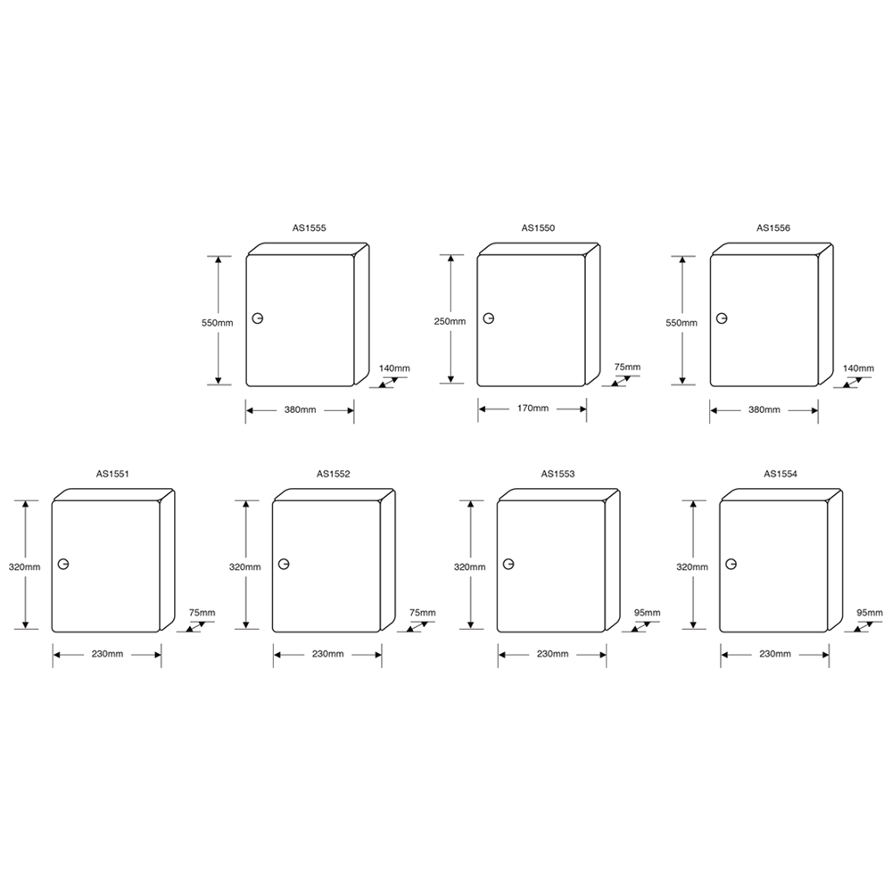 ASEC Key Cabinet - Key Locking