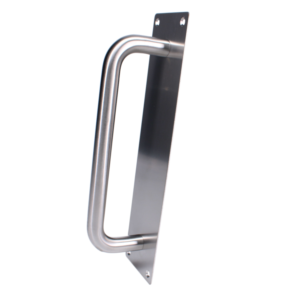 ASEC Plate Mounted 75mm Stainless Steel Pull Handle