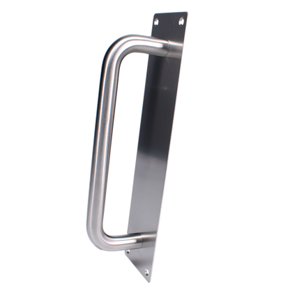 ASEC Plate Mounted 75mm Stainless Steel Pull Handle