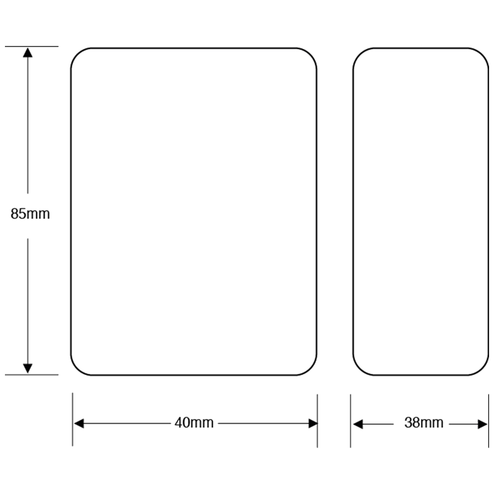 ASEC Narrow Style 38mm Surface Housing