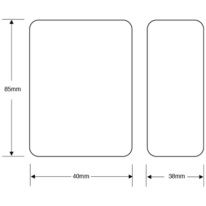 ASEC Narrow Style 38mm Surface Housing