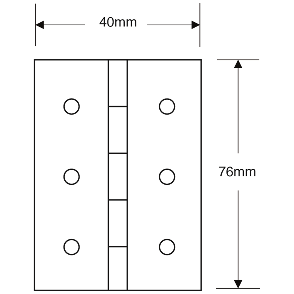 ASEC Solid Drawn Hinge