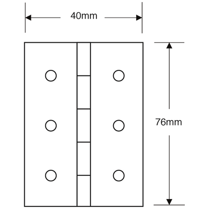 ASEC Solid Drawn Hinge