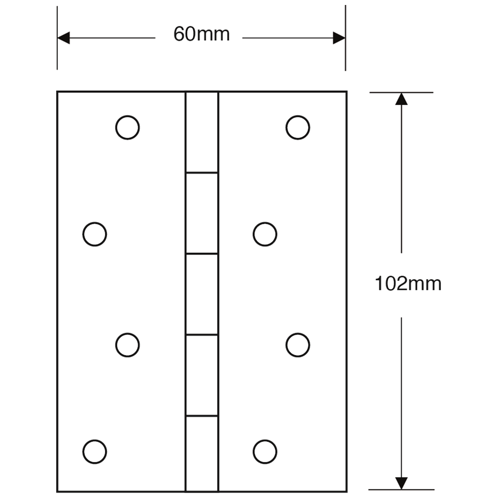 ASEC Solid Drawn Hinge