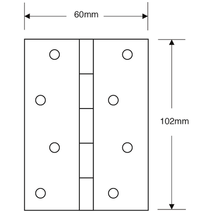 ASEC Solid Drawn Hinge