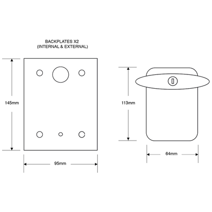 GARADOR GAR0150 Garage Door Handle Conversion Kit