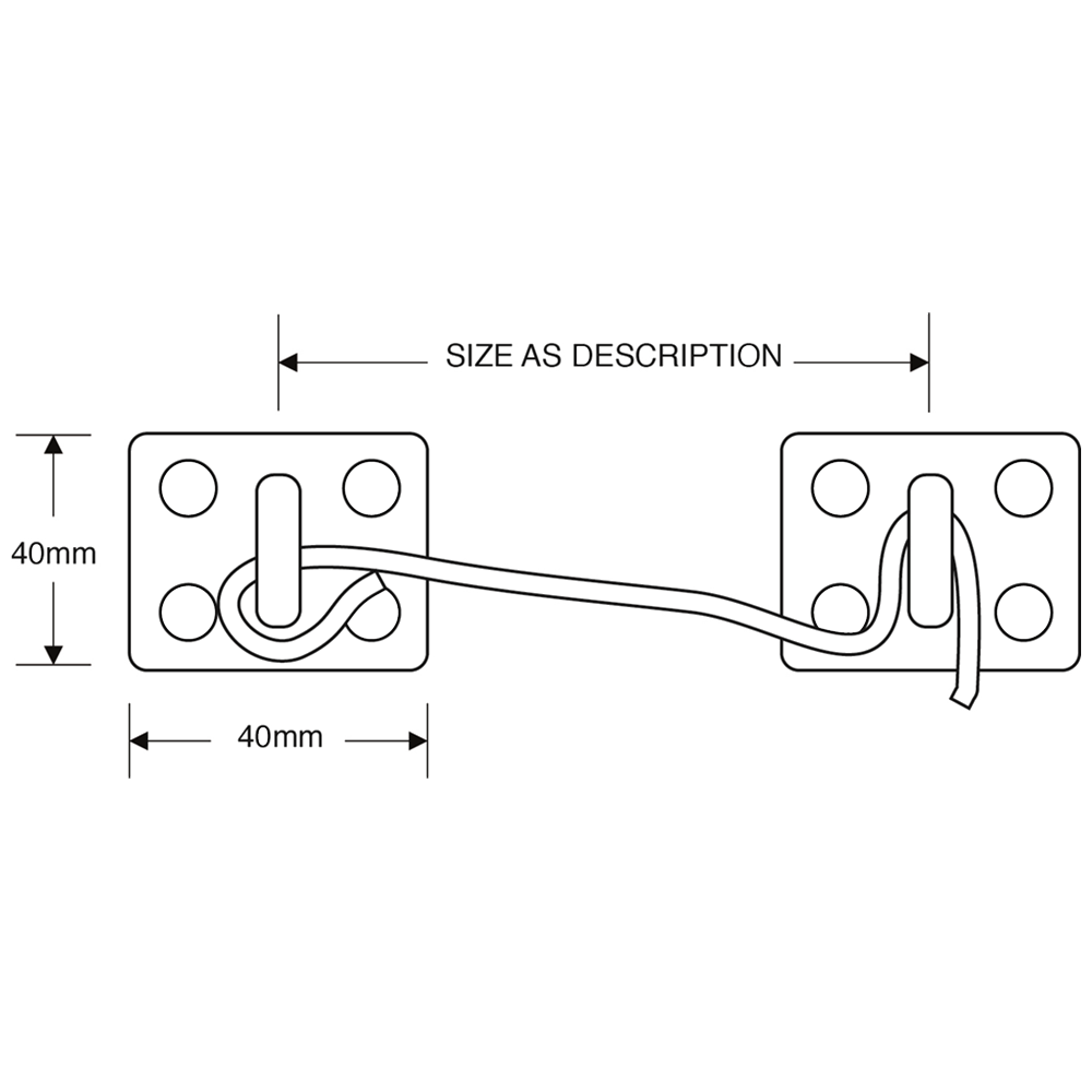 ASEC Wire Cabin Hook