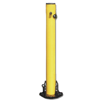 ASEC Yellow Fold Down 620mm High Parking Post