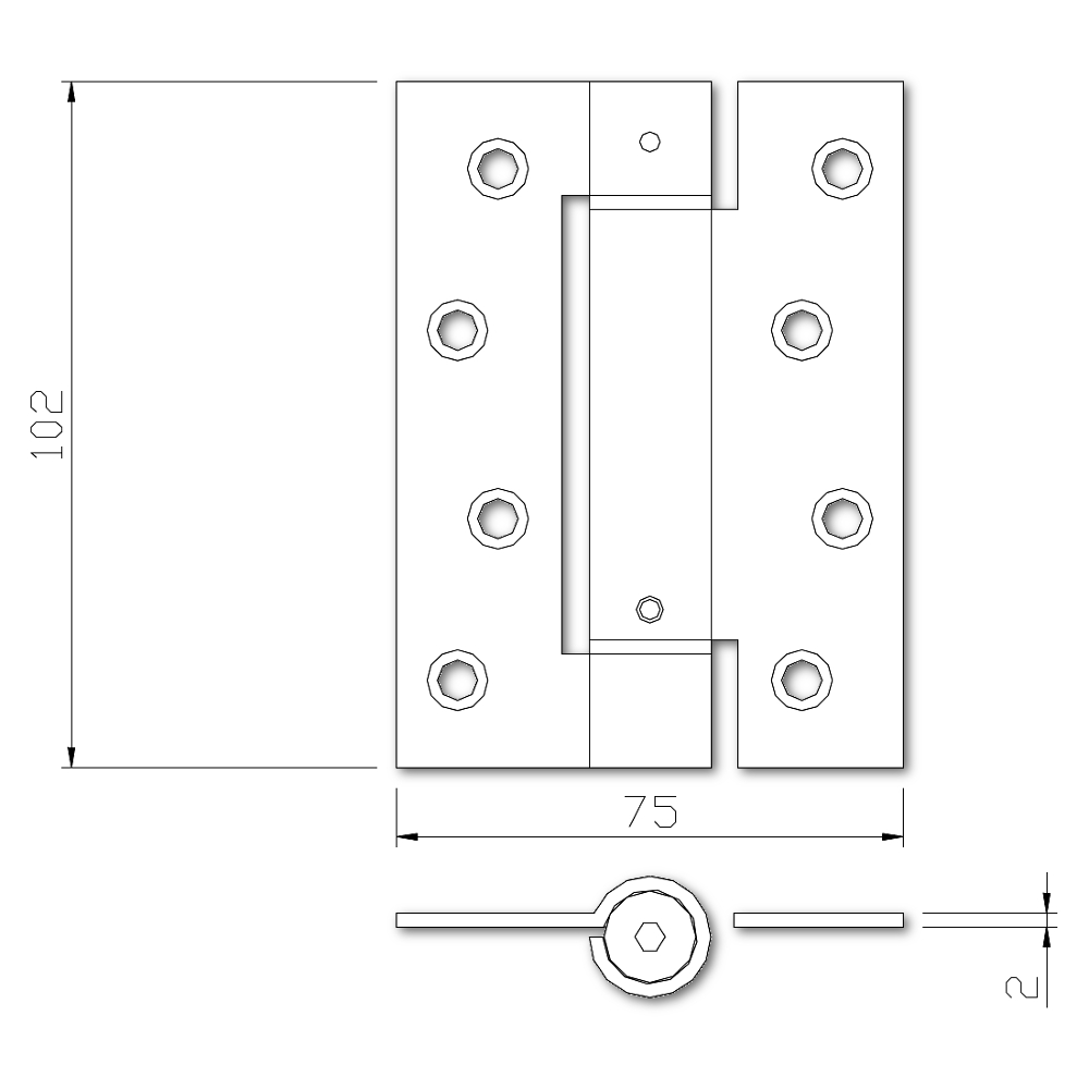 ASEC Spring Hinge