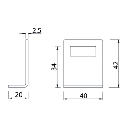 ASEC Cubicle Angled Keep