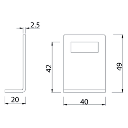 ASEC Cubicle Angled Keep