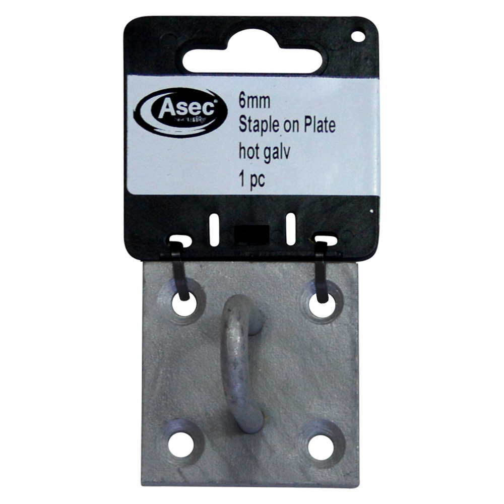 ASEC Steel Staple on Plate