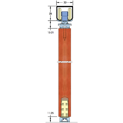 ASEC Sliding Multifold Door Gear