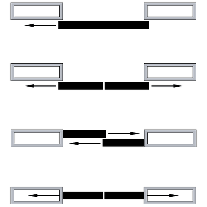 ASEC Single Run Sliding Door Gear