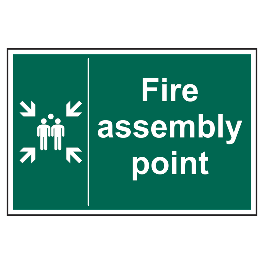 ASEC Fire Assembly Point Sign 400mm x 600mm