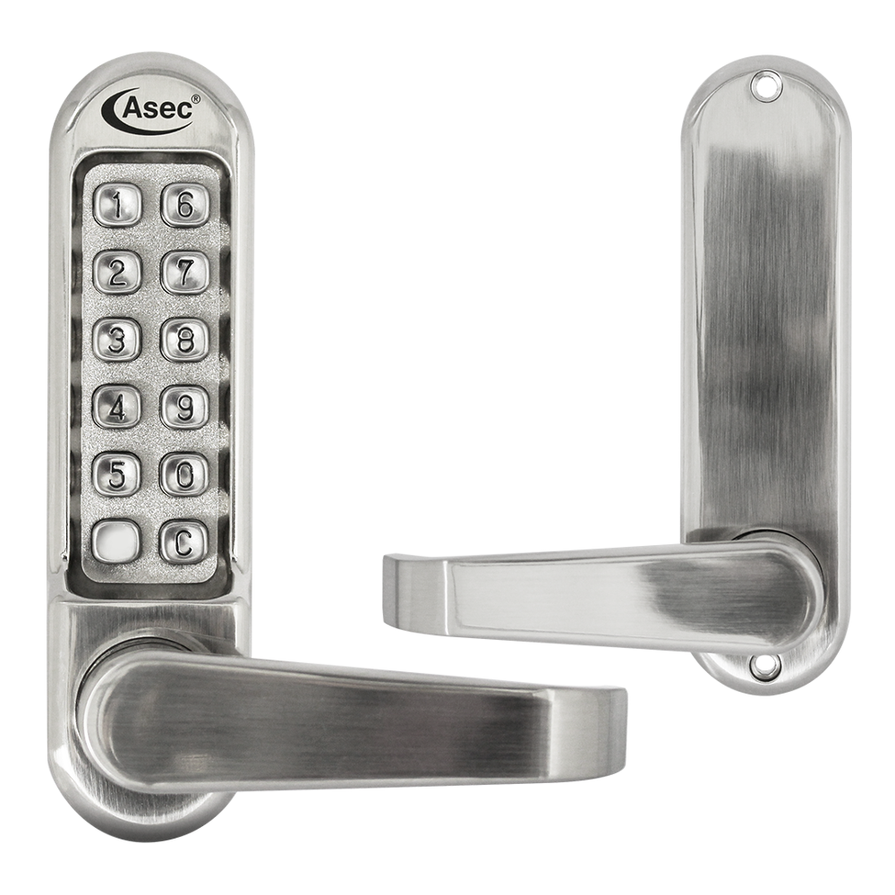 ASEC AS4300 Series Lever Operated Digital Lock No Latch