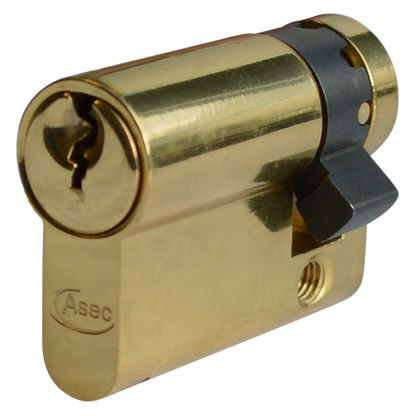 Asec Euro Half Cylinder With Adjustable Cam - 5 Pin