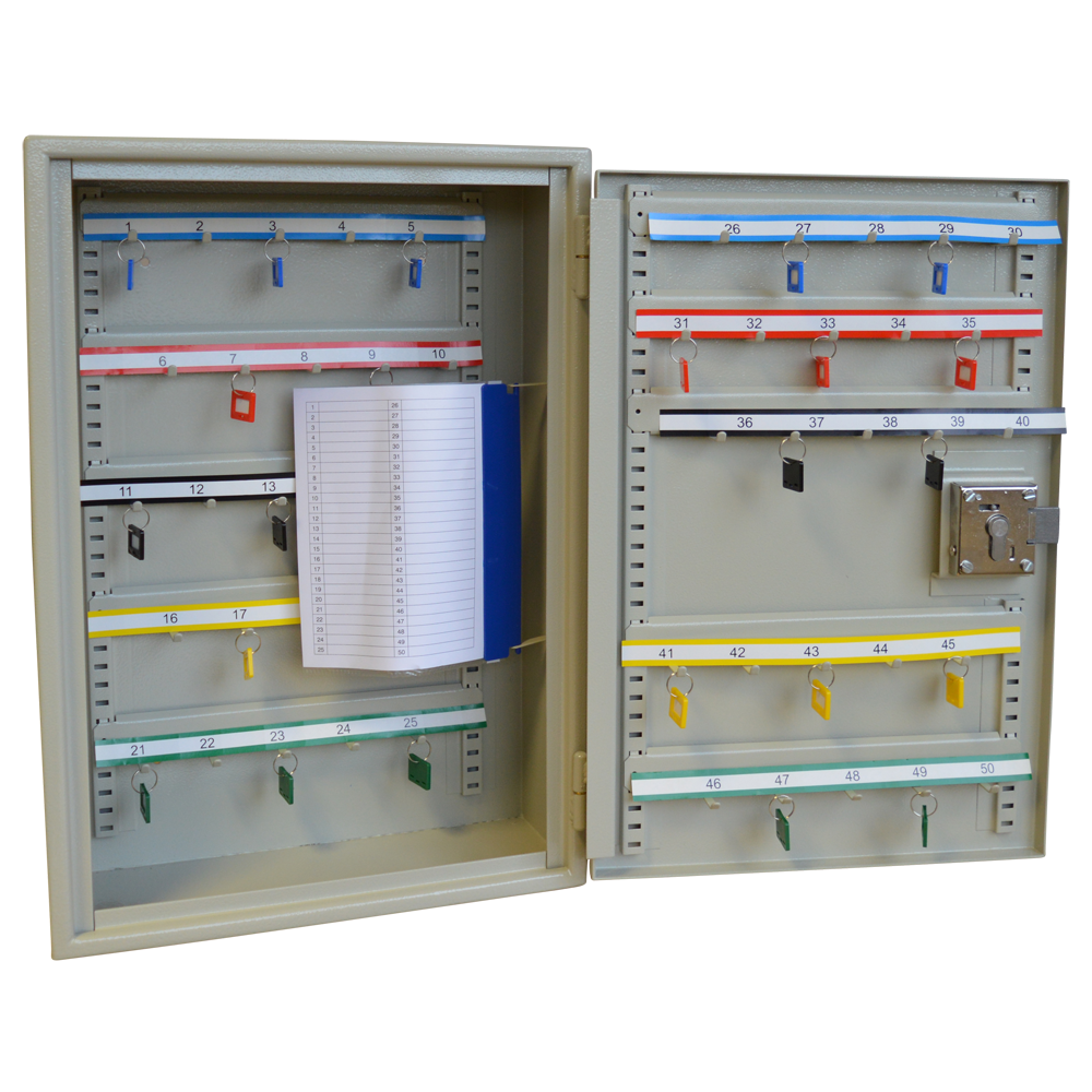 ASEC Extra Security 50 Hook Cabinet for Padlocks or Key Bunches