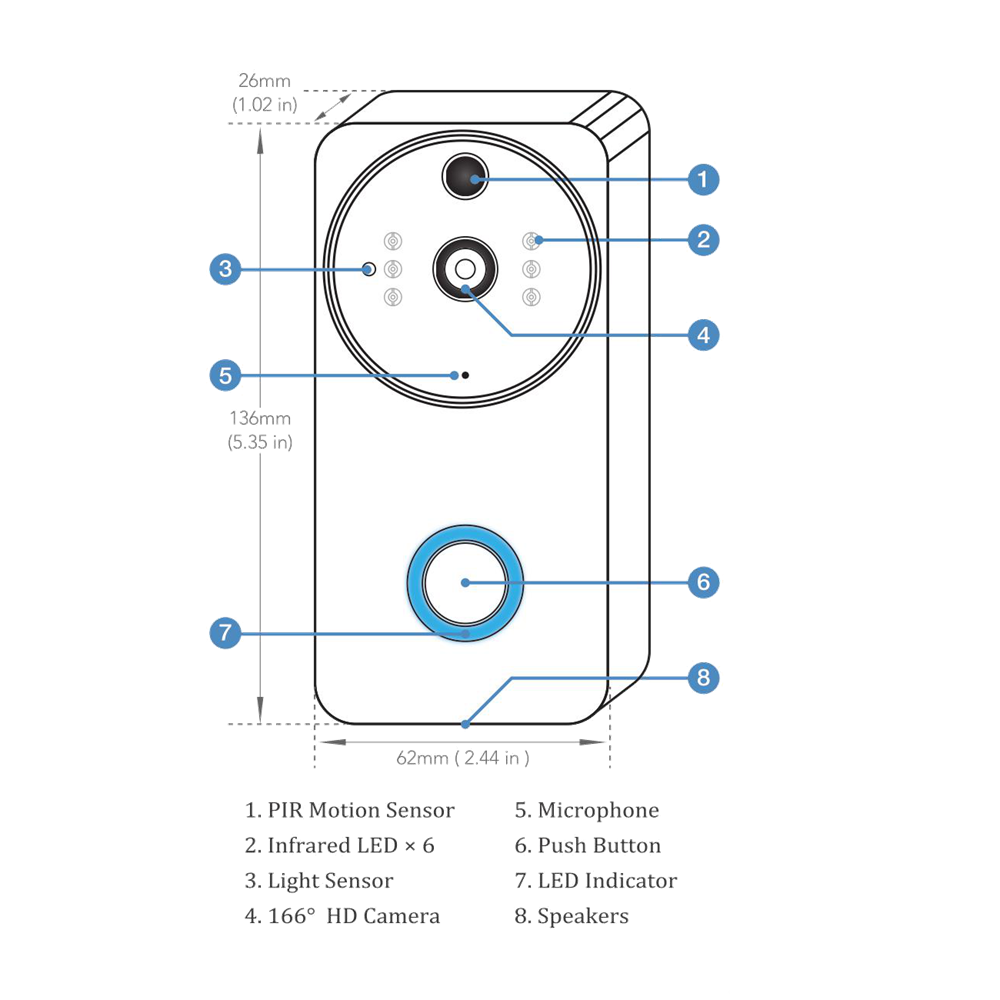 ASEC Smart Video Doorbell