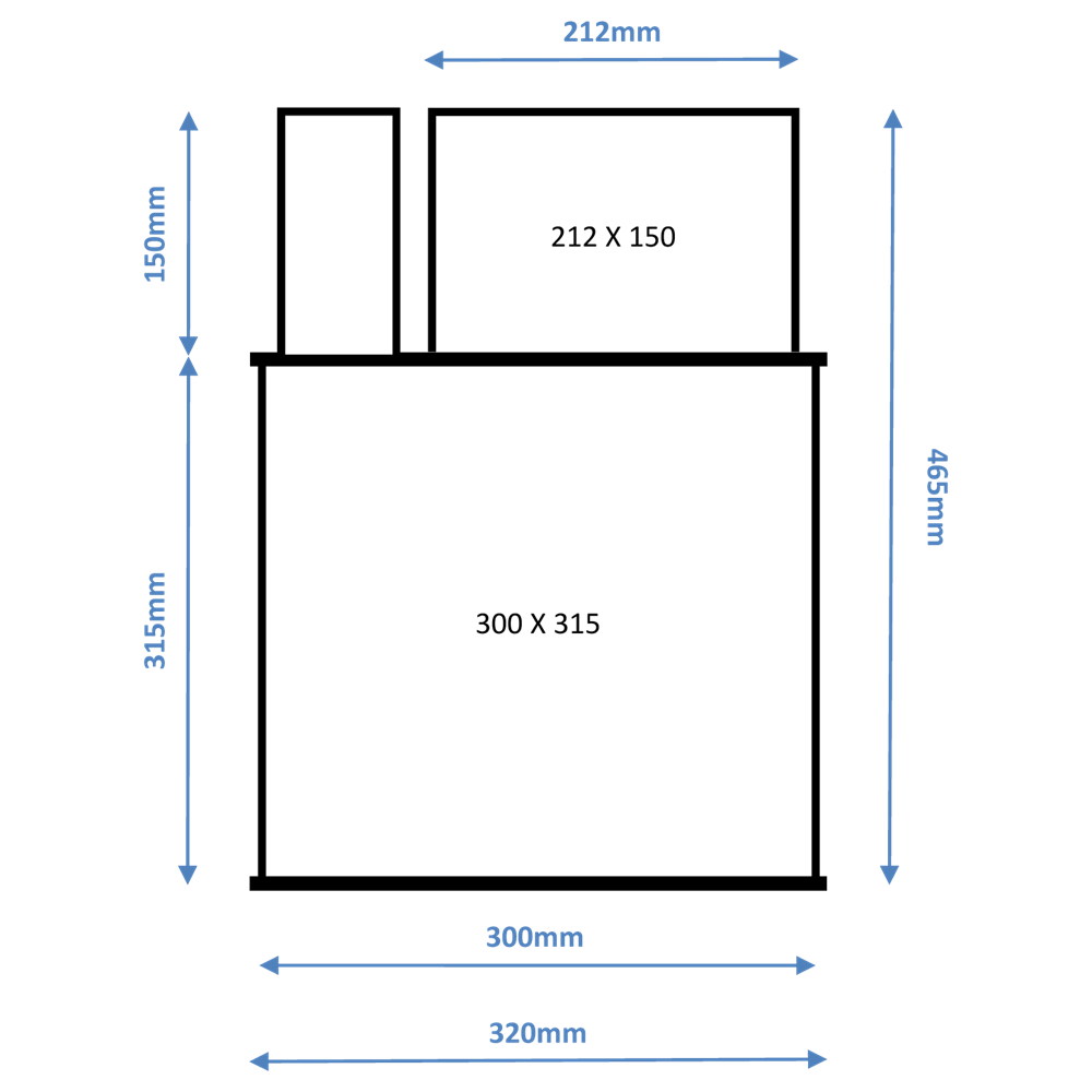 ASEC Under Floor Safe Body With Deposit Facility To Take 200mm x 200mm Door