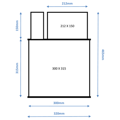 ASEC Under Floor Safe Body With Deposit Facility To Take 200mm x 200mm Door