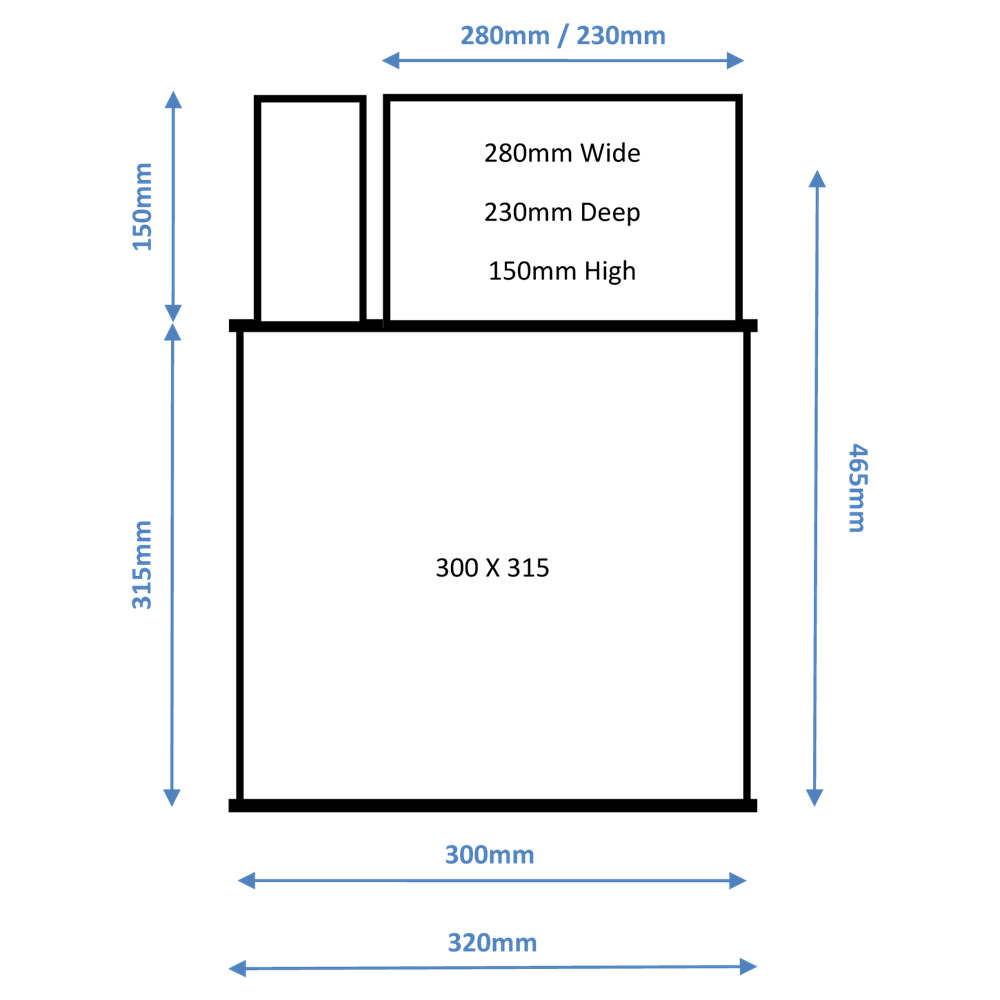 ASEC Under Floor Safe Door Only - 250mm x 200mm