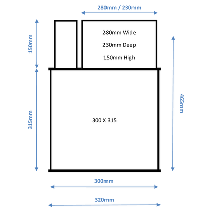 ASEC Under Floor Safe Door Only - 250mm x 200mm